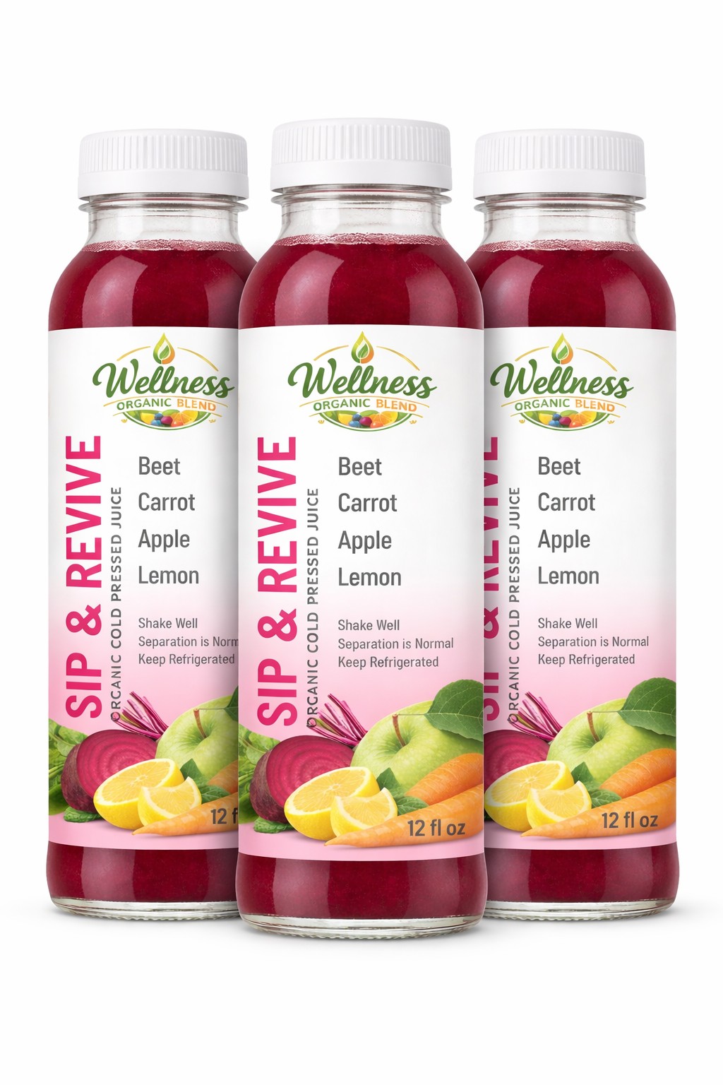 wellness blend 3 new sip and revive bottles SIP & REVIVE - Image 1