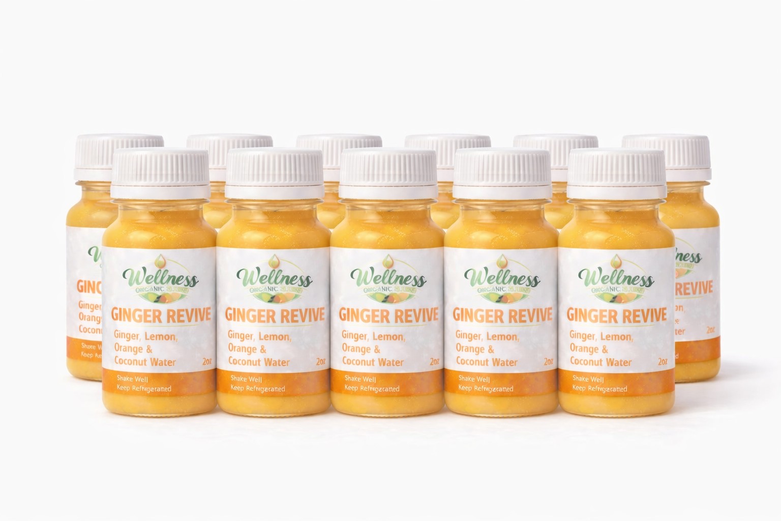 wellness ginger shots 15 GINGER REVIVE WELLNESS SHOTS - Image 1