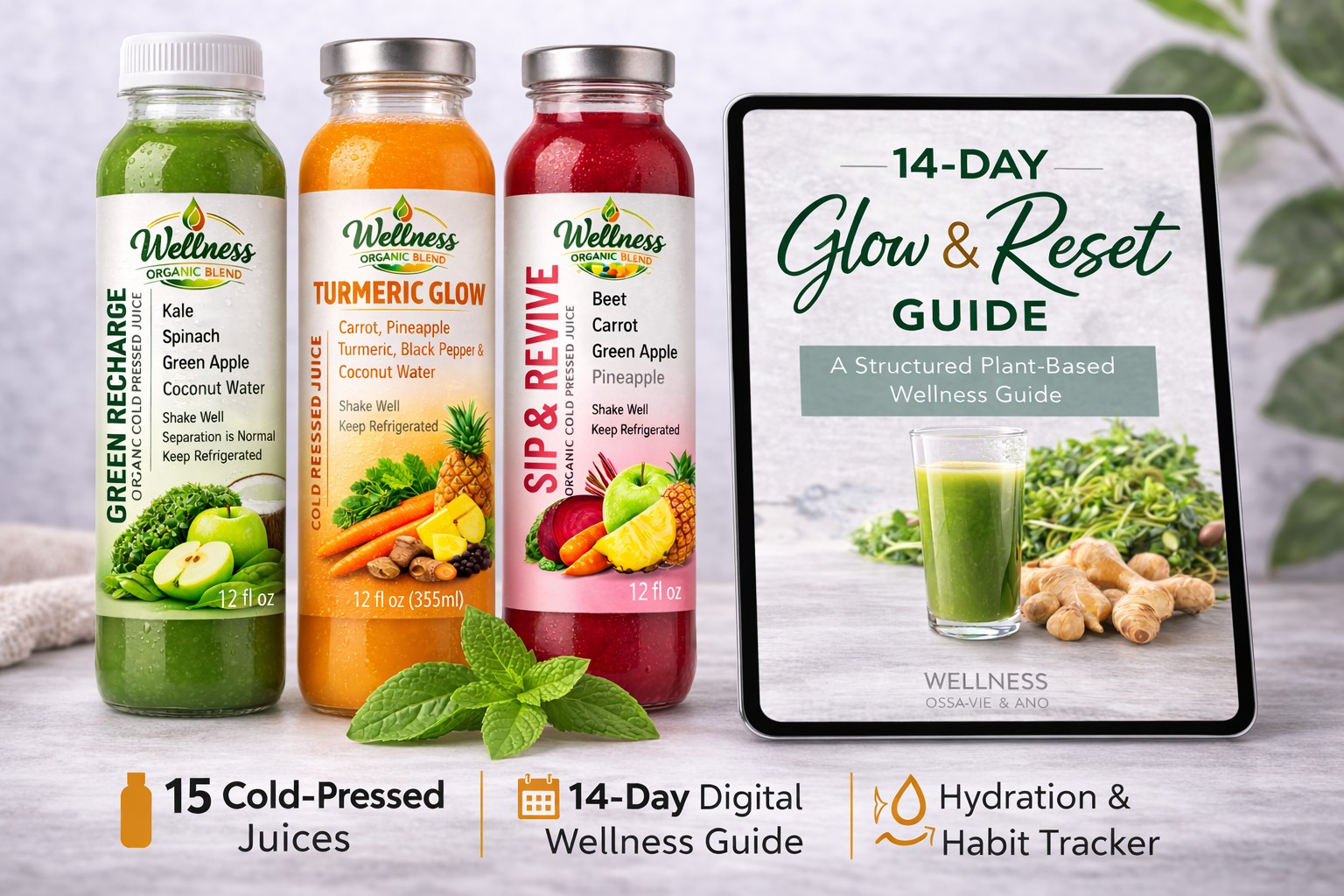 14 days glow and reset guide wellness organic.jpg newer 14-DAY GLOW & RESET - Image 1