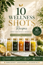 10 Wellness Shot Recipes for Energy & Immunity | Ginger Turmeric Shots | Healthy Drink Guide PDF