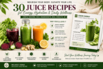 30 Juice Recipes for Energy & Hydration | Detox Juice Recipes PDF | Juice Cleanse Guide | Natural Juice Recipe eBook - Image 3