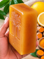 Turmeric & Lemon Natural Handmade Soap 3-Pack | Wellness Organic Blend - Image 3