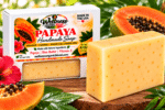 Papaya Natural Handmade Soap 3-Pack – 4 oz Each - Image 2