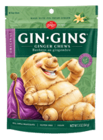 GIN GINS Original Ginger Chews, 3 oz | Wellness Organic Blend